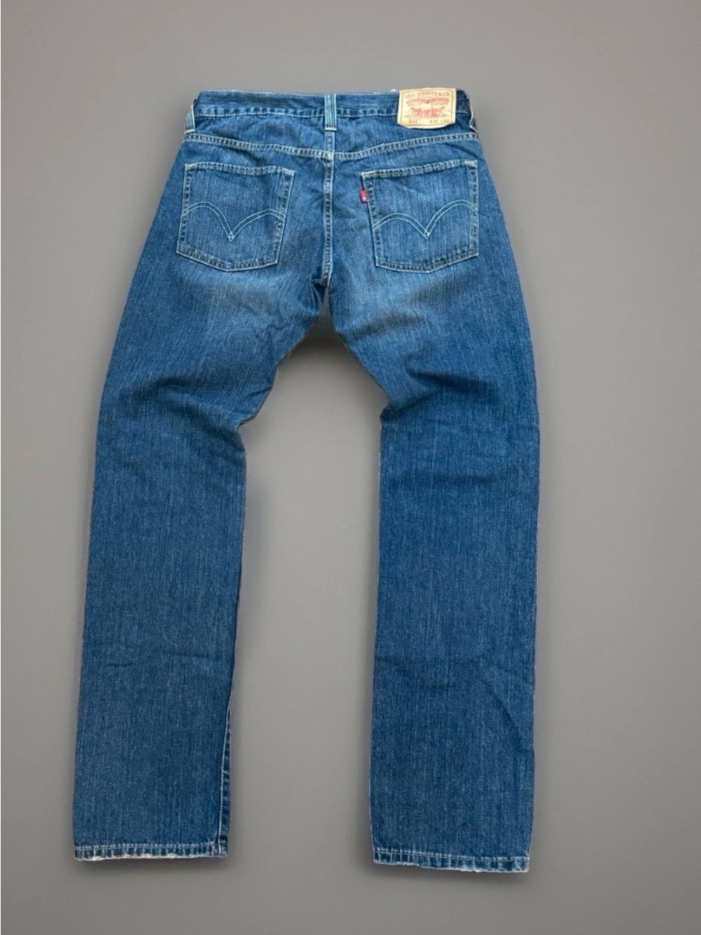 Levi’s 511 Slim Skinny Fit Jeans 32x32 Dark Wash Men’s Denim Pants Classic - Picture 2 of 6